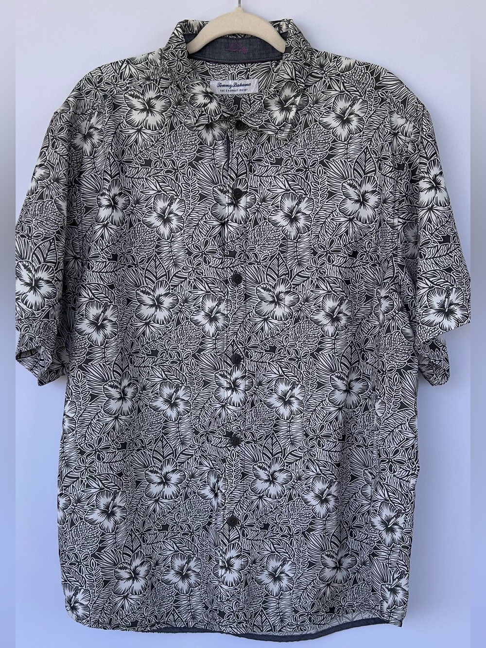 Tommy Bahama Men’s Coconut Point Cabana Bloom Button Up Shirt Size XL